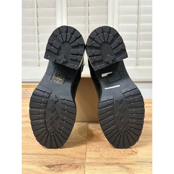 Dolce Vita Women's Camros Boots Black Leather Size 7 NWOB Strap Round Toe - Picture 10 of 12